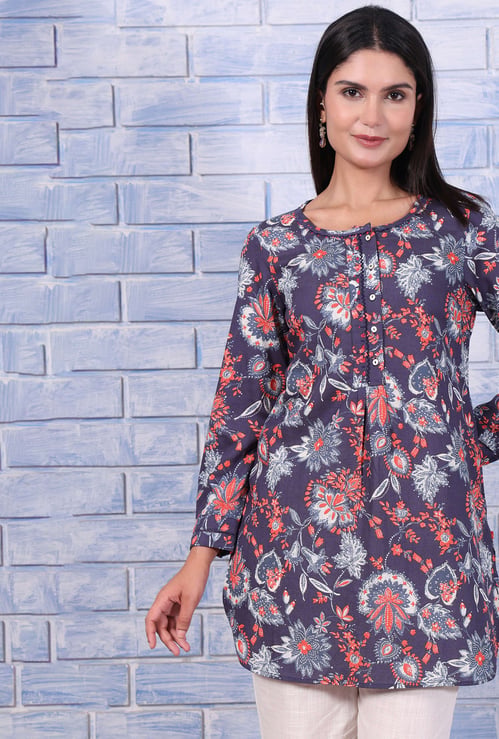 W Floral Print Tunic