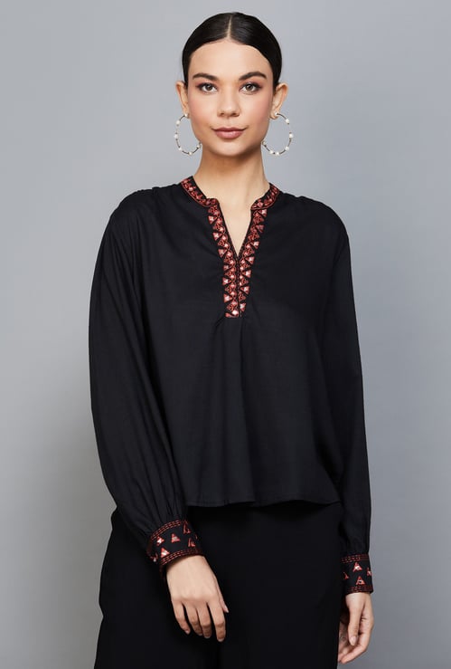 BIBA Mirror-Work Top