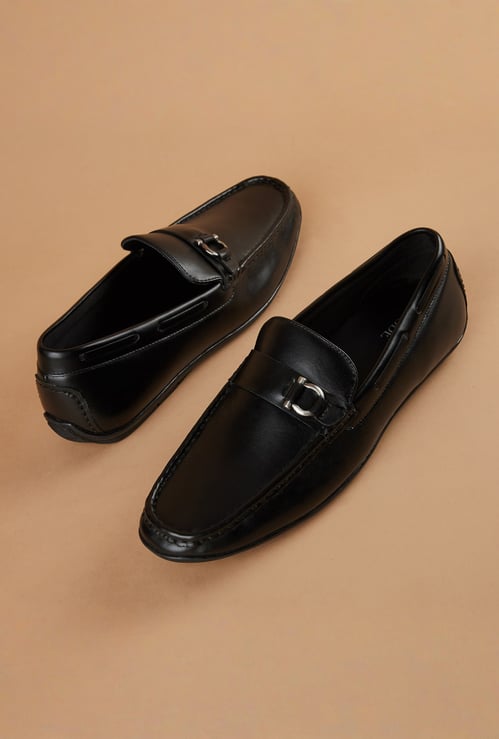 CODE Leather Penny Loafers