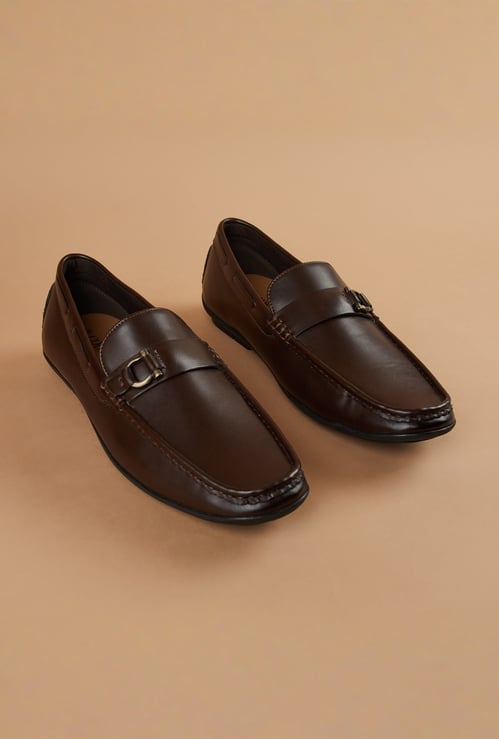 CODE Leather Penny Loafers