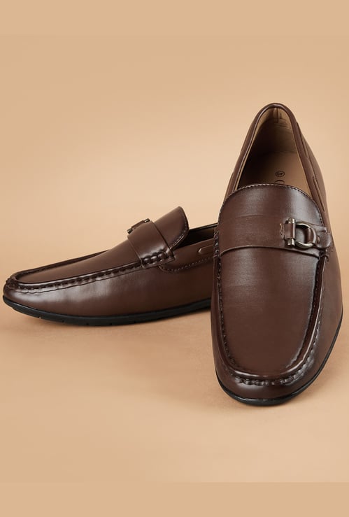 CODE Leather Penny Loafers