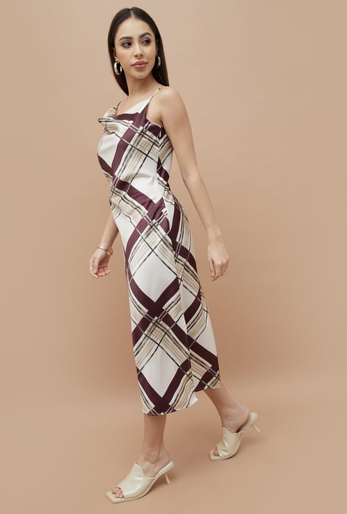 CODE Printed Midi Dress