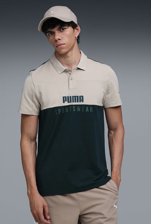PUMA Colourblock Sports Polo T-shirt