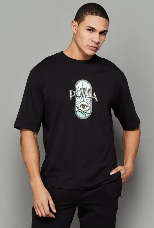 PUMA Back Graphic Print Boxy T-shirt