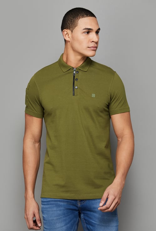 SPYKAR Solid Polo T-shirt