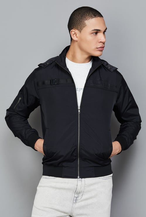 SPYKAR Solid Bomber Jacket