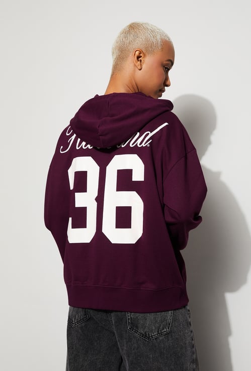 GINGER Varsity Hooded Sweatshirt
