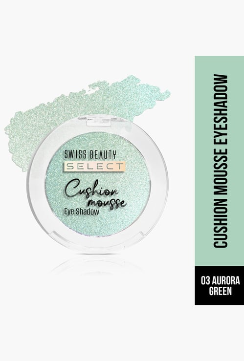 SWISS BEAUTY Select Cushion Mousse Eyeshadow - Aurora Green - 2g