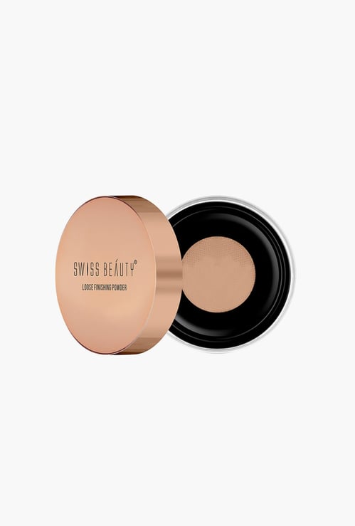 SWISS BEAUTY Ultra Fine Matte Loose Finish Powder - 01 Natural - 10g