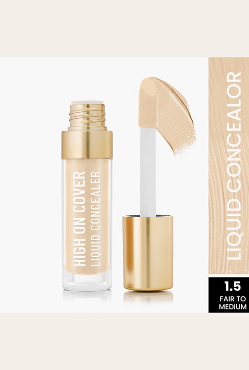 SWISS BEAUTY Select High On Cover Liquid Concealer - 1.5 Fair to Medium - 5.5ml