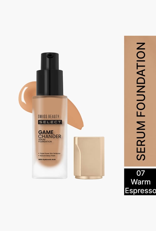 SWISS BEAUTY Select Game Changer Serum Foundation - 07 Warm Espresso - 30g