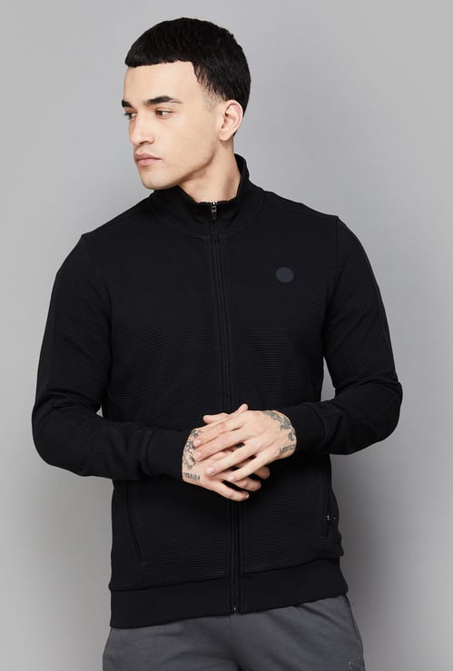 PUMA Ribbed Zip-Front Jacket