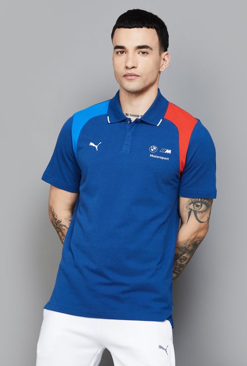 PUMA x BMW M Motorsport Colourblocked Active Polo T-shirt