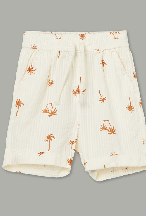 JUNIORS Boys Tree Print Shorts