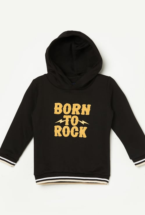 JUNIORS Boys Embroidery Hooded Sweatshirt