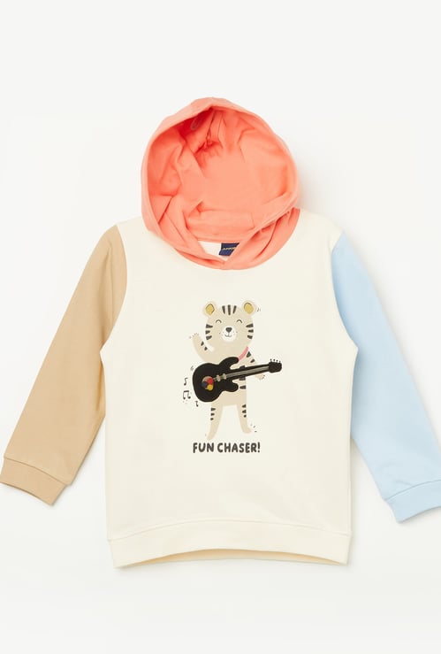 JUNIORS Boys Colourblock Sweatshirt