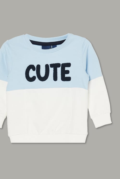 JUNIORS Boys Colourblocked Sweatshirt