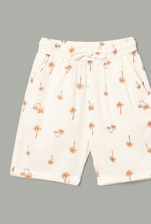 FAME FOREVER Boys Tree Print Shorts
