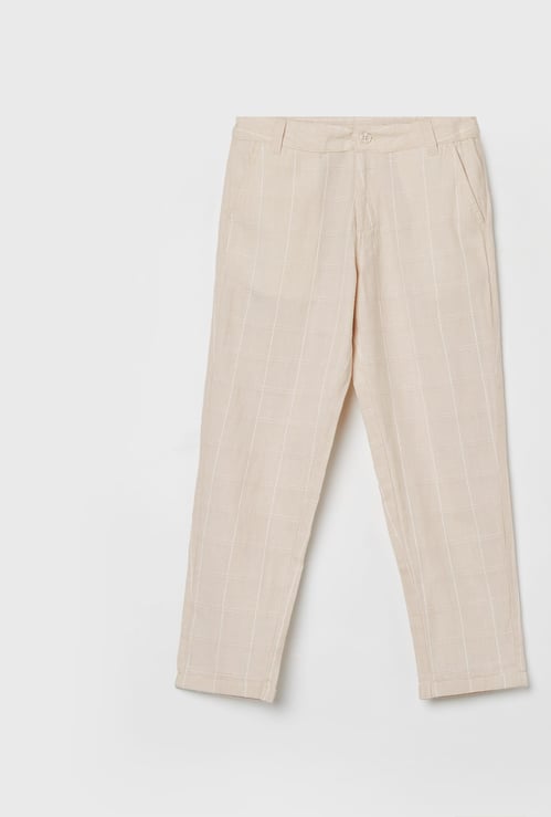FAME FOREVER Boys Checked Trousers