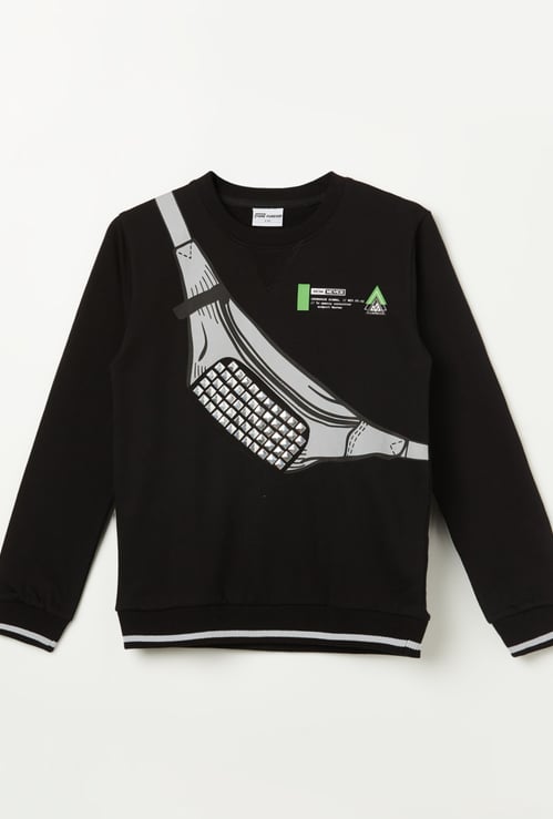 FAME FOREVER Boys Printed Sweatshirt
