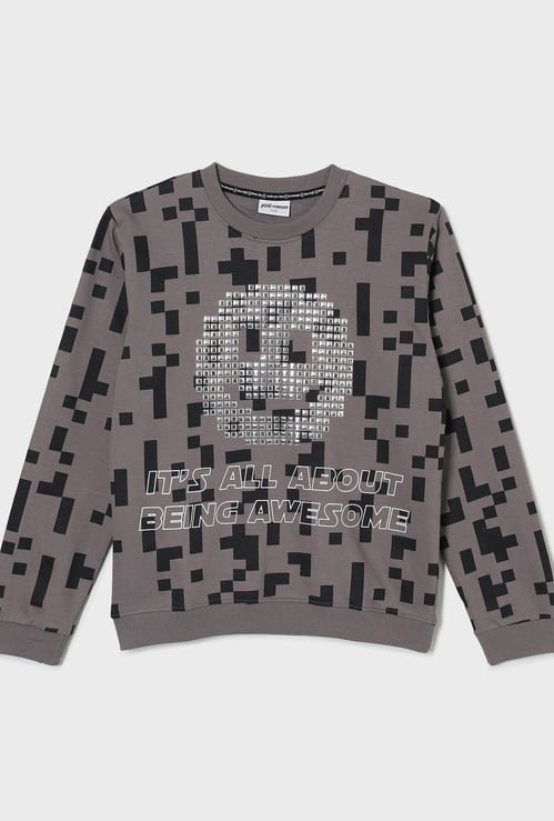 FAME FOREVER Boys Embellished Sweatshirt