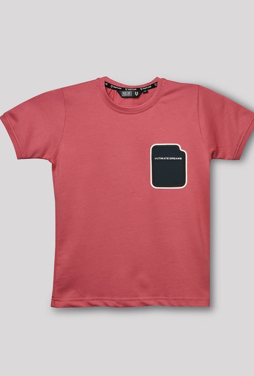 RUFF KIDS Boys Solid T-shirt
