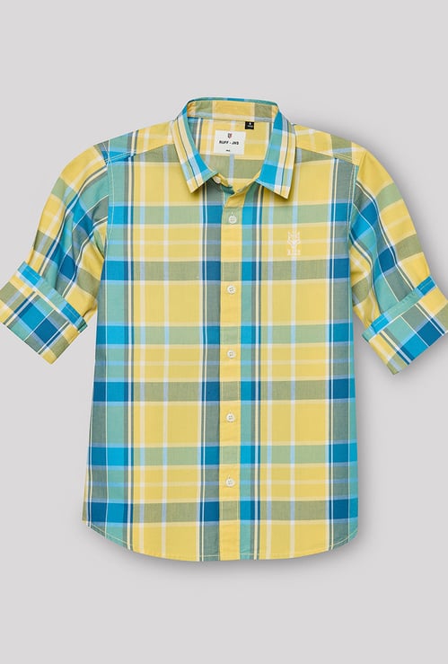 RUFF KIDS Boys Checked Shirt