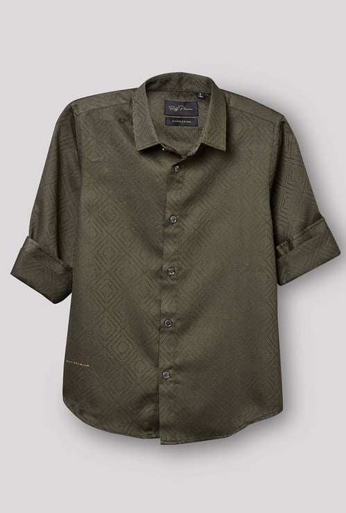 RUFF KIDS Boys Jacquard Shirt
