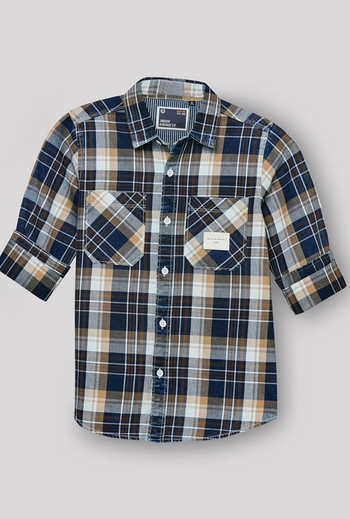 RUFF KIDS Boys Checked Shirt