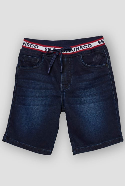 RUFF KIDS Boys Washed Denim Shorts