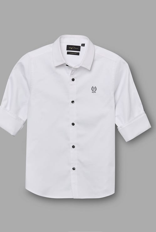 RUFF KIDS Boys Solid Shirt