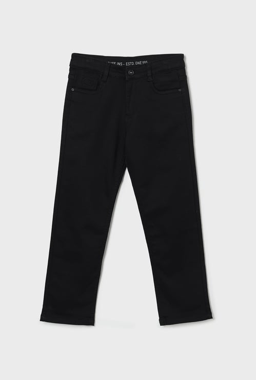 RUFF KIDS Boys Solid Straight Fit Jeans