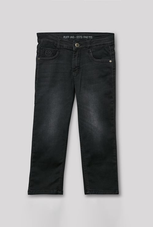 RUFF KIDS Boys Washed Straight Fit Jeans