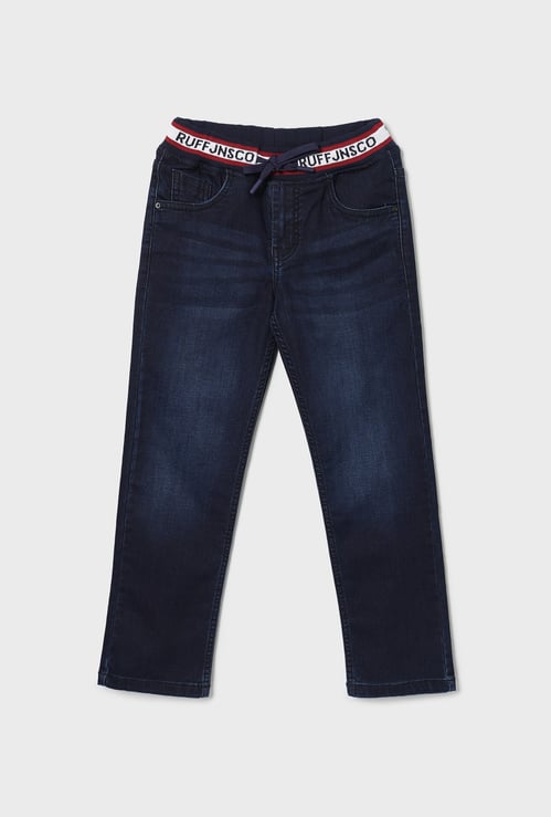 RUFF KIDS Boys Washed Straight Fit Jeans