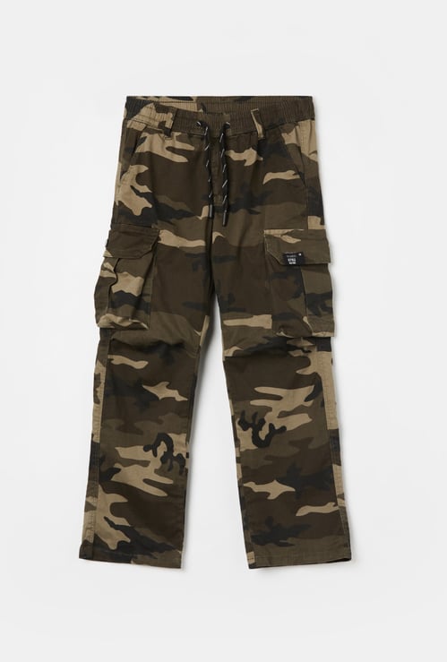 RUFF KIDS Boys Camouflage Print Cargos