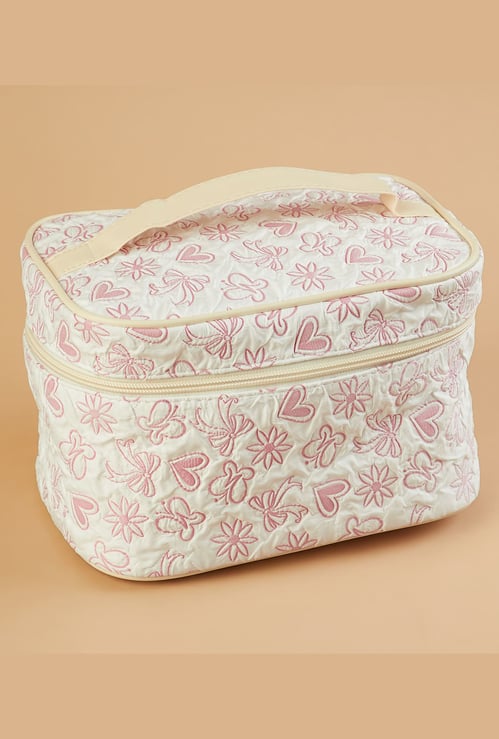 GINGER Embroidered Vanity Pouch