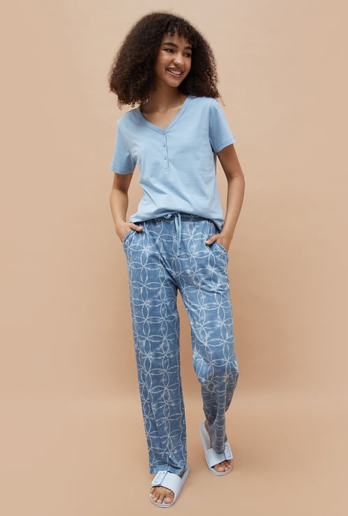 GINGER Printed T-shirt with Pyjama