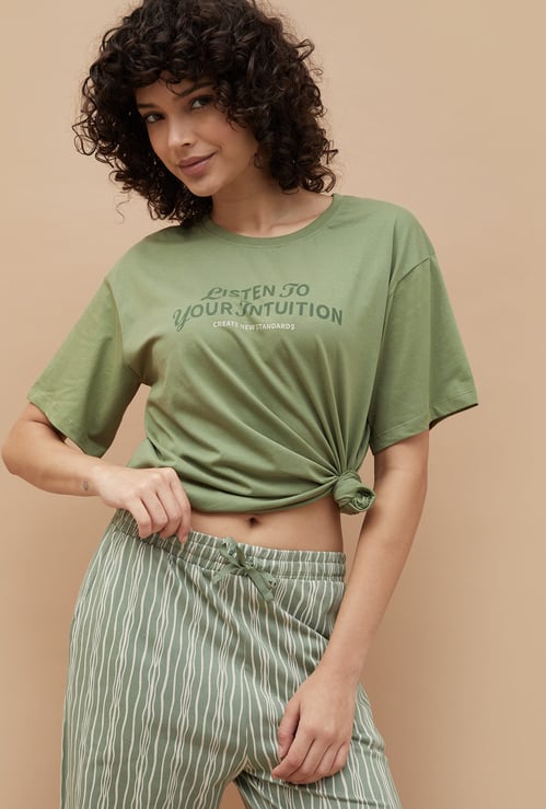 GINGER Back Print Lounge T-shirt
