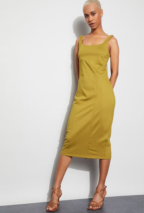 GINGER Panelled Sheath Dress