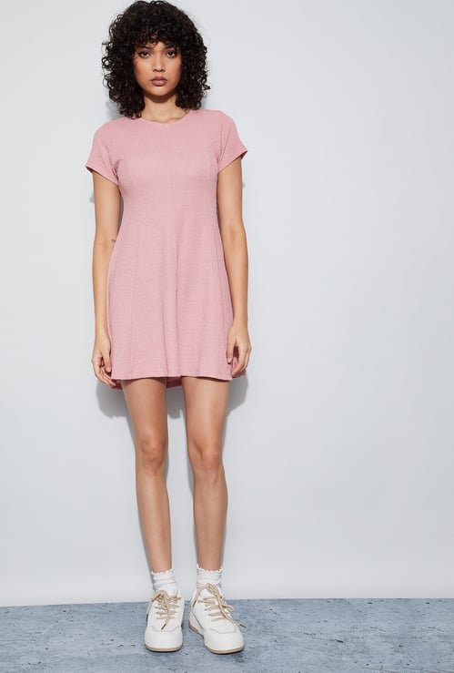 GINGER Textured Mini Dress