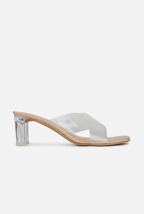INC.5 Cross Straps Block Heels