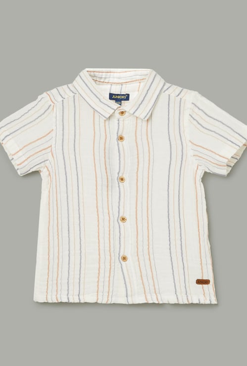 JUNIORS Boys Striped Shirt