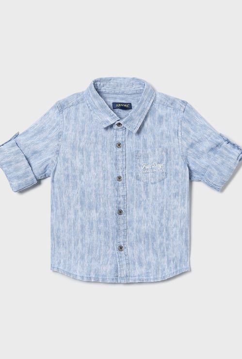JUNIORS Boys Striped Shirt