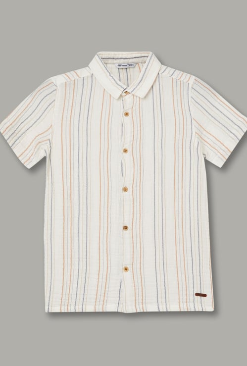 FAME FOREVER Boys Striped Shirt