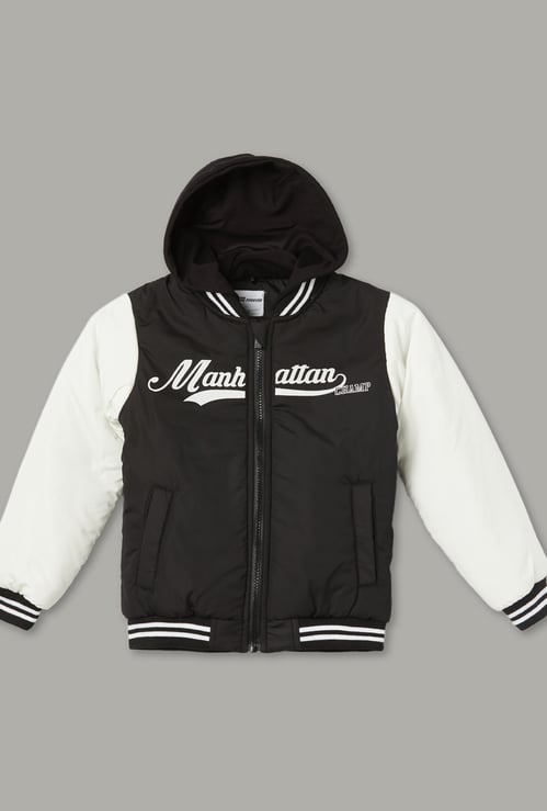 FAME FOREVER Boys Colourblock Bomber Jacket