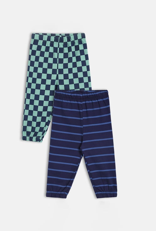 FS MINI KLUB Boys Knitted Joggers - Pack of 2