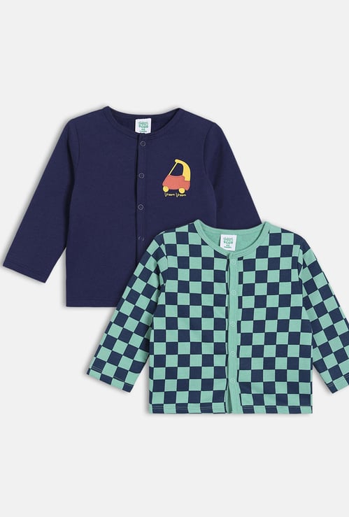 FS MINI KLUB Boys Printed T-shirts - Pack of 2