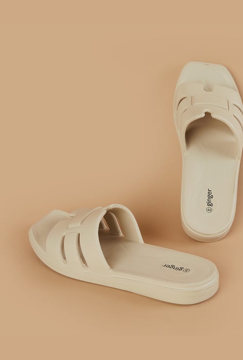 GINGER Textured Cut-Out Flats