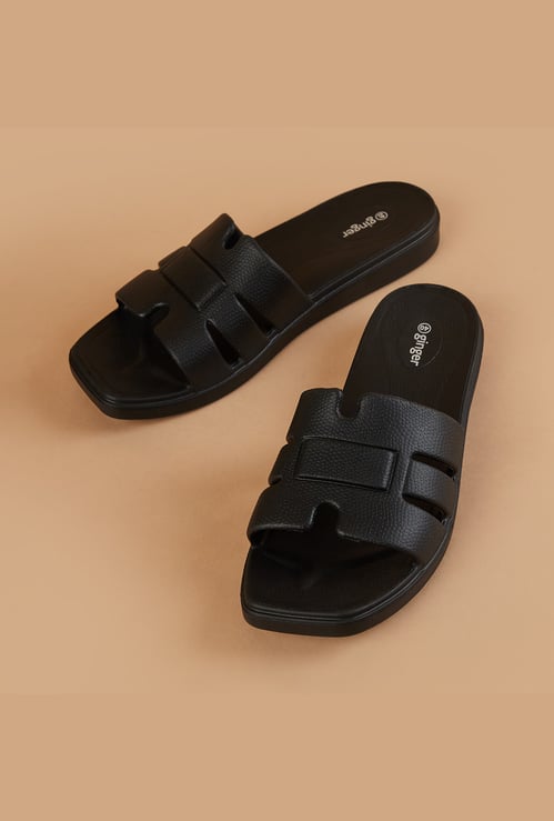 GINGER Textured Cut-Out Flats