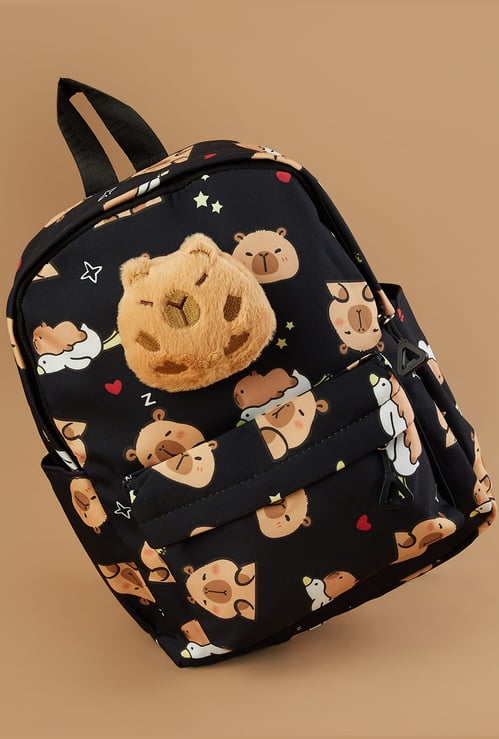 GINGER Girls Printed Backpack